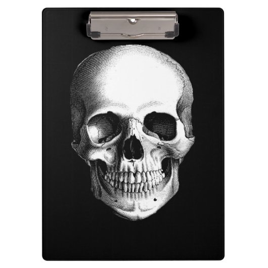 SKULL CLIPBOARD KLEMMBRETT (Vorderseite)