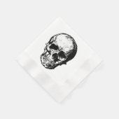 Skull Cocktail Napkin Serviette (Ecke)