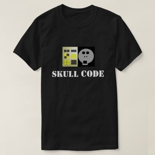 Skull Code V2: Skullnskin Graphics Tee By J.H.T. (Design vorne)