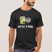 Skull Code V2: Skullnskin Graphics Tee By J.H.T. (Vorderseite)