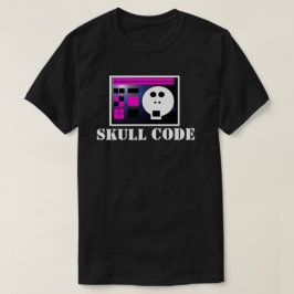 Skull Code V4: Skullnskin Graphics Tee By J.H.T.