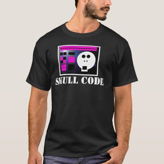 Skull Code V4: Skullnskin Graphics Tee By J.H.T. (Vorderseite)