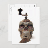 Skull Coffee Grinder Postkarte (Vorne/Hinten)
