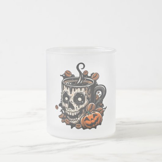 Skull Coffee Tasse Halloween (Mittel)