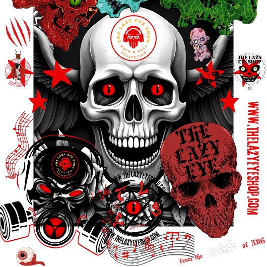 Skull Collage Design T-Shirt