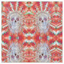 Skull Colorful Pop Art Surreal Psychedelic Artwork