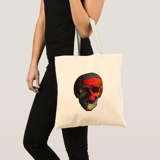 Skull Colorful Tragetasche (Vorderseite (Produkt))