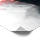 Skull Comic Style Illustration Fantasy Art Poster (Ecke)