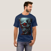 Skull-Comics-Stil-Illustration Fantasy-Kunst T-Shirt (Vorne ganz)