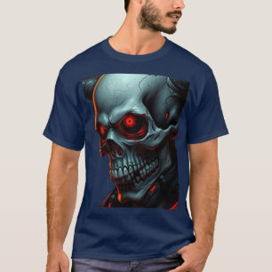 Skull-Comics-Stil-Illustration Fantasy-Kunst T-Shirt