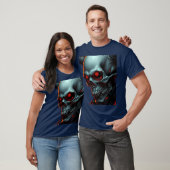 Skull-Comics-Stil-Illustration Fantasy-Kunst T-Shirt (Unisex)