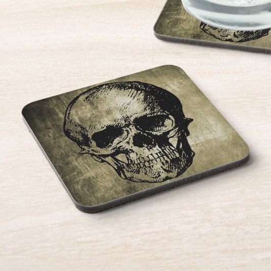 Skull Cork Untersetzer (Linke Seite)