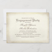 Skull Couple Day of the Dead Engagement Party Einladung (Rückseite)