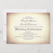 Skull Couple Day of the Dead Wedding Einladungen (Rückseite)