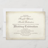 Skull Couple Day of the Dead Wedding Einladungen (Rückseite)