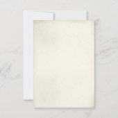 Skull Couple Day Wedding RSVP Cards Karte (Rückseite)