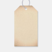 Skull Couple Vintage Alte Hochzeit Geschenkanhänger (Rückseite)