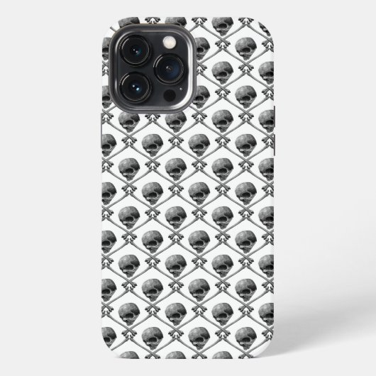 Skull-Craneo-Muster iPhone Hülle (Rückseite)