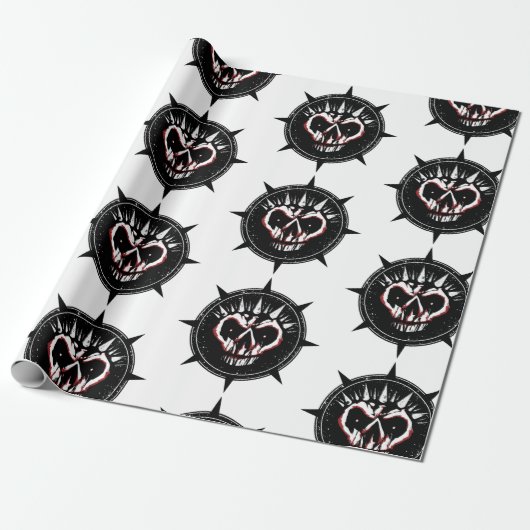 Skull Creep Geschenkpapier (Ungerollt)