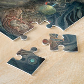 Skull Creepy Surreal Horror Art Puzzle (Seite)