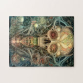 Skull Creepy Surreal Horror Art Puzzle (Horizontal)
