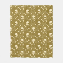 Skull- & Cross-Bones-Fleecedecke Fleecedecke