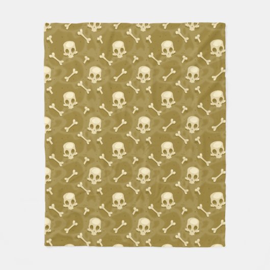 Skull- & Cross-Bones-Fleecedecke Fleecedecke (Vorderseite)