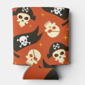 Skull & Cross Bones mit bearbeitetem Text Dosenkühler (Rückseite)