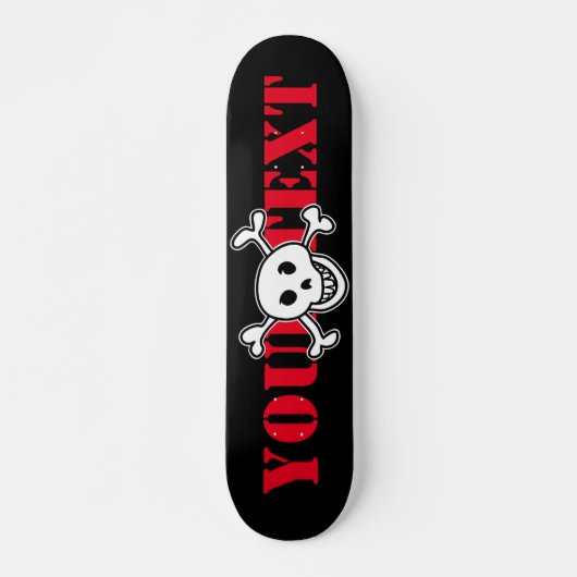 Skull & Cross Bones - Skateboarddeck (Vorne)