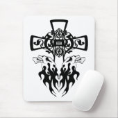 Skull Cross Mousepad (Mit Mouse)