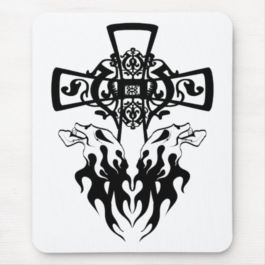 Skull Cross Mousepad (Vorne)