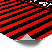 Skull Cross Poster (Ecke)