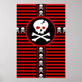 Skull Cross Poster