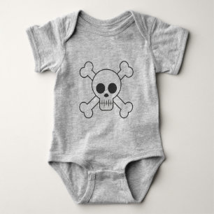 Skull & Crossbones Baby Anzug Baby Bodysuit Strampler