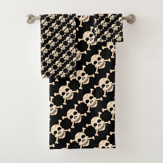 Skull & Crossbones Badetuch Set (Insitu)