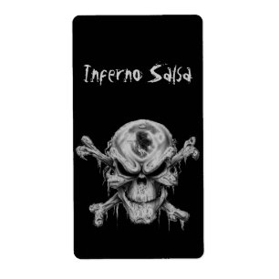 Skull&Crossbones, hausgemachte Salsa Label