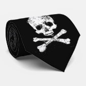Skull&CrossBones Krawatte (Gerollt)