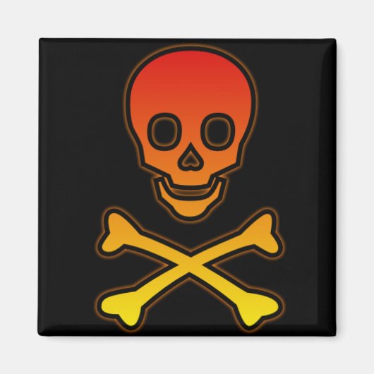 Skull/Crossbones Magnet (Vorne)