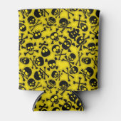 Skull & Crossbones Muster Dosenkühler (Vorderseite)