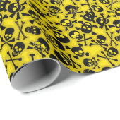Skull & Crossbones Muster Geschenkpapier (Rolleneckpunkt)