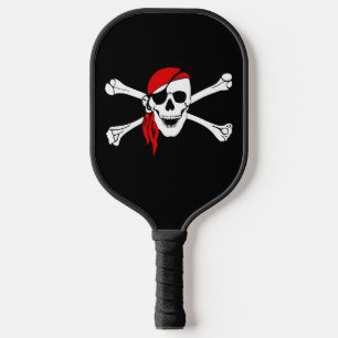 SKULL CROSSBONES PIRATE PICKLEBALL PADDDLE SCHLÄGER