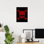 Skull & Crossbones Poster (Heimbüro)