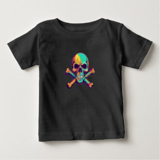 Skull & Crossbones - Rainbow Buccaneer für Kleinki Baby T-shirt