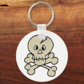 Skull-Crossbones-Schlüsselanhänger Schlüsselanhänger (Vorderseite)