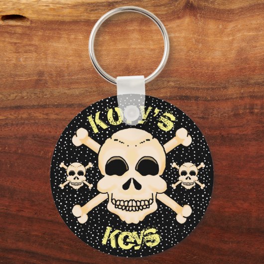 Skull & Crossbones Schlüsselketten Schlüsselanhänger (Vorderseite)