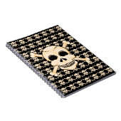 Skull & Crossbones SpiralNotebook Notizblock (Rechte Seite)