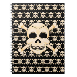 Skull & Crossbones SpiralNotebook Notizblock