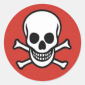 Skull&CrossBones Sticker (Vorderseite)