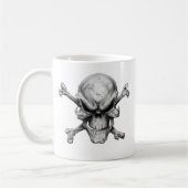 Skull Crossed Mützen Kaffeetasse (Links)