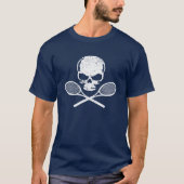 Skull & Crossed Racquets Tennis T - Shirt (Vorderseite)